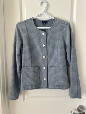 Pure Jill Indigo Denim Jacket XS | Vintage Wash Blue